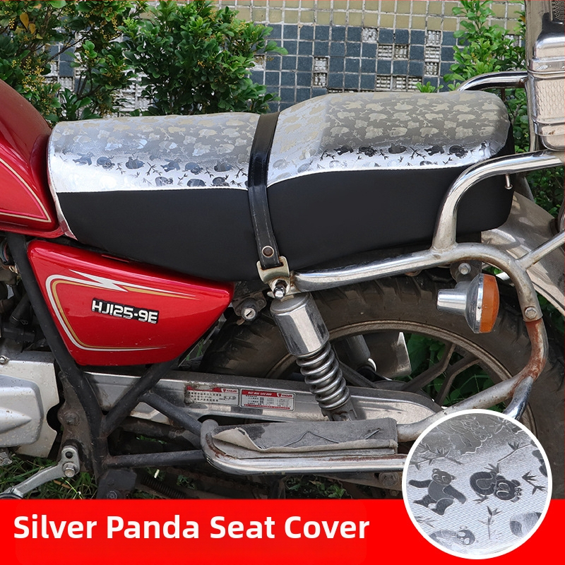 Poťah na sedadlo motocykla pre GN125 Haojue HJ125-8 Suzuki Prince, PVC polyester, celoročný, vodeodolný, odolný voči opotrebovaniu.