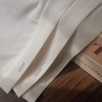 Xiao Lan Skirt A003 γυναικείες βρακάκια από Modal, μεσαίας μέσης, υψηλή ελαστικότητα, Morandi παλέτα, ενιαίο χρώμα, 80s