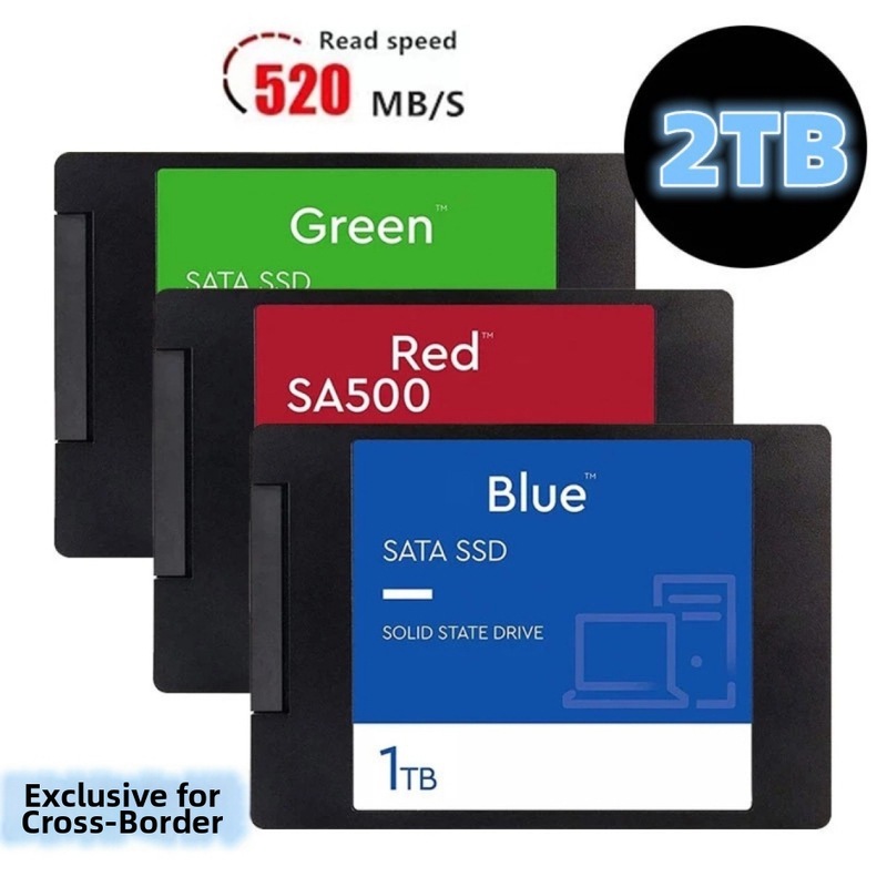 2TB 2,5-palcový SATA III SSD disk pre notebooky a stolové počítače, vysokorýchlostný a stabilný výkon