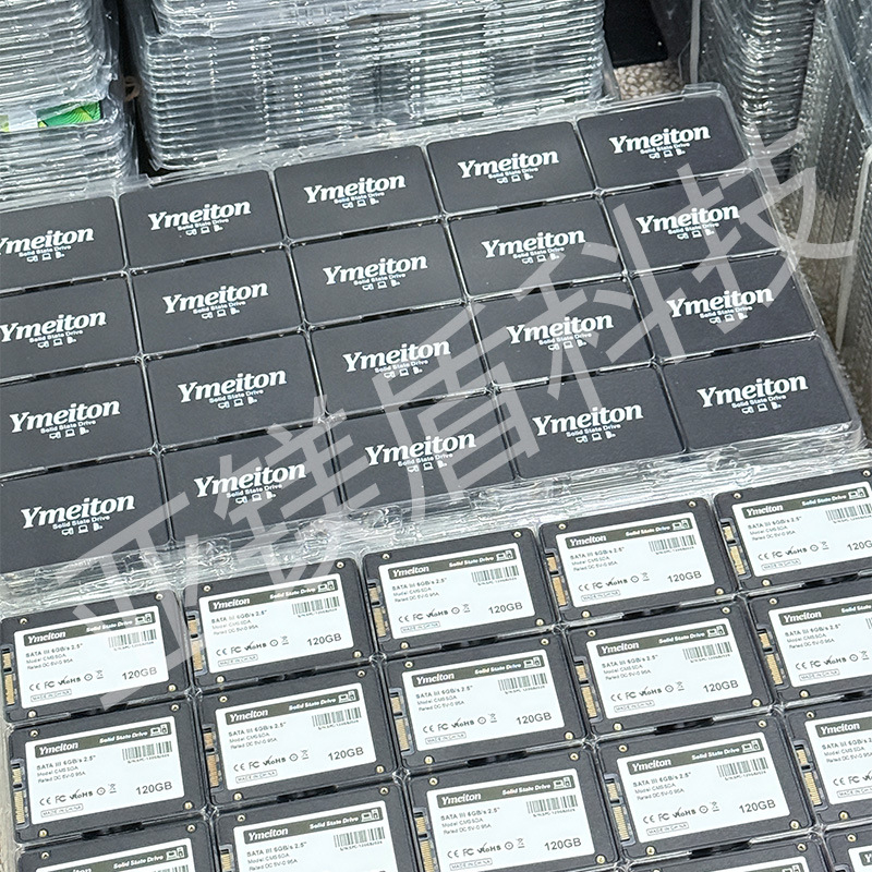 Ymeiton SSD Μαύρο-Άσπρο, 2,5 ιντσών SATA III SSD για επιτραπέζιο υπολογιστή, χωρητικότητες 120GB, 128GB, 256GB, 480GB, 512GB