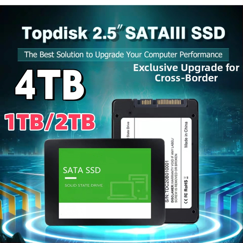 Rozšírenie interného SSD disku na 2 TB/4 TB pre stolné počítače a notebooky, 2,5-palcový SATA3 disk, hrúbka 7 mm