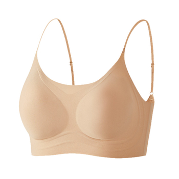 Sutien fără cusături, ultra-subțire, fără armătură, pentru vară, din nylon respirabil, stil vestă, pentru sâni mici