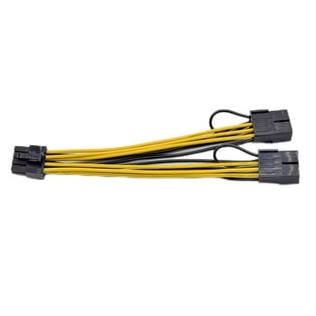 Τροφοδοτικό καλώδιο PCIe GPU 8-pin προς διπλό 8-pin για K80 M40 M60 P40 P100