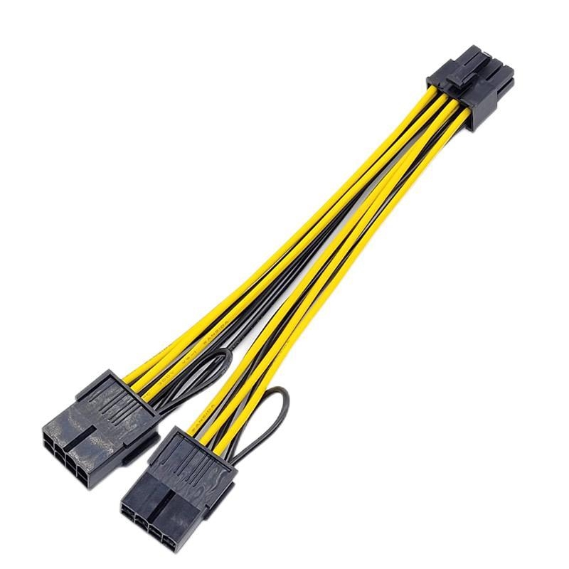 Τροφοδοτικό καλώδιο PCIe GPU 8-pin προς διπλό 8-pin για K80 M40 M60 P40 P100
