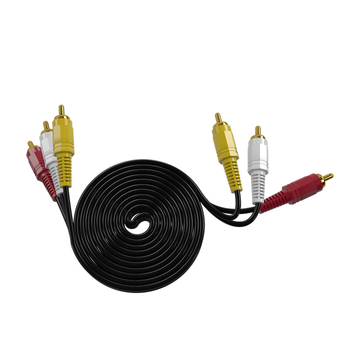 Audio/video kabel 3RCA na 3RCA s crvenim, bijelim i žutim konektorima