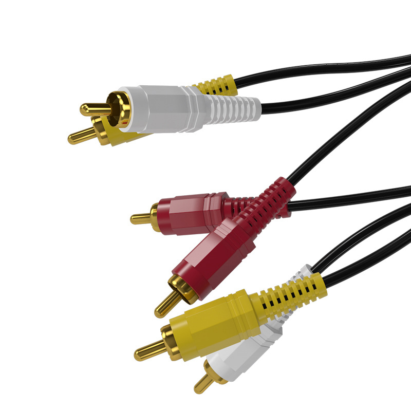 Audio/video kabel 3RCA na 3RCA s crvenim, bijelim i žutim konektorima