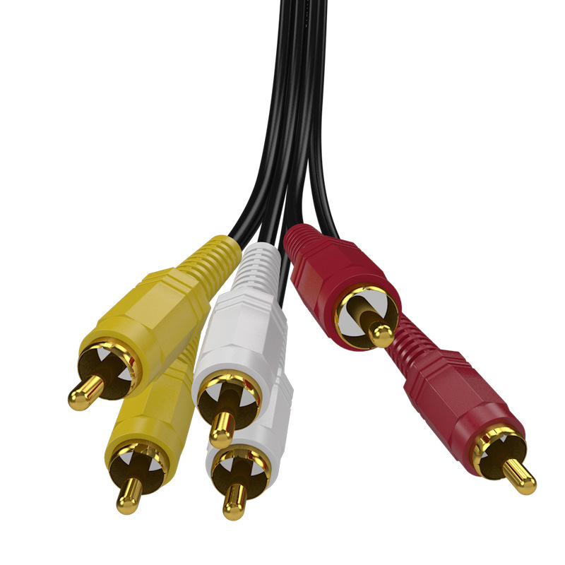 Audio/video kabel 3RCA na 3RCA s crvenim, bijelim i žutim konektorima