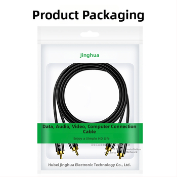Jinghua audio kabel 2RCA s crvenim i bijelim konektorima, lijevi i desni kanal za TV audio pojačalo