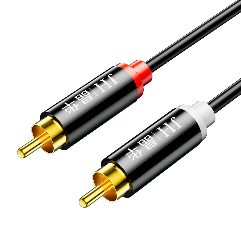 Jinghua audio kabel 2RCA s crvenim i bijelim konektorima, lijevi i desni kanal za TV audio pojačalo