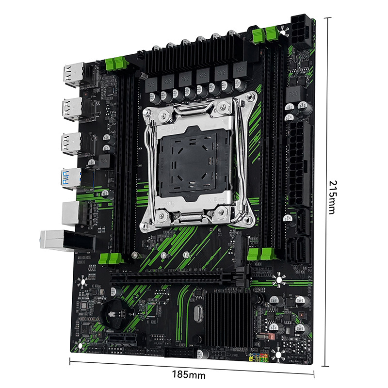 Machinist X99-PR9 Desktop Μητρική Πλακέτα με TPM 2.0, DDR4, LGA 2011-3, M-ATX, PCIe 16x, NVMe M.2 και SATA M.2, Μέγ. 128GB