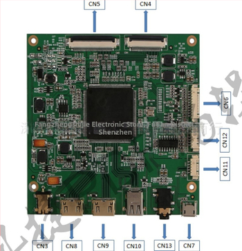 Základná doska s dvoma HDMI ovládačmi 4K, audio vstupom a predvoleným ovládačom, 3840x2160 EDP40P