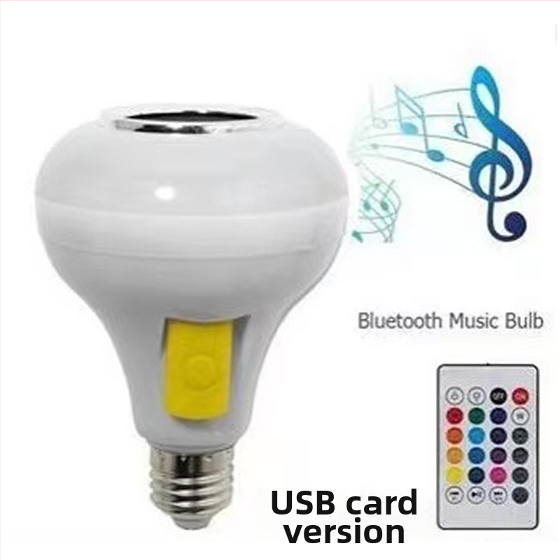 Žiarovka Bluetooth s riadiacou doskou PCBA, obvodový modul E27, diaľkové ovládanie, USB disk