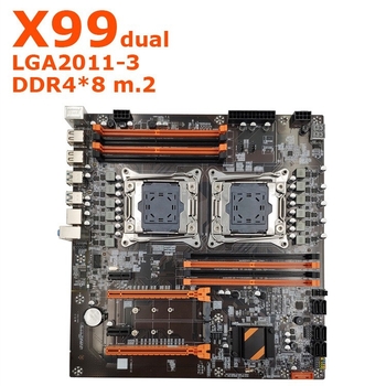 Νέος X99 διπλού καναλιού σετ μητρικής με θύρα LGA 2011-3 DDR4 για στούντιο με πολλαπλά λειτουργικά συστήματα