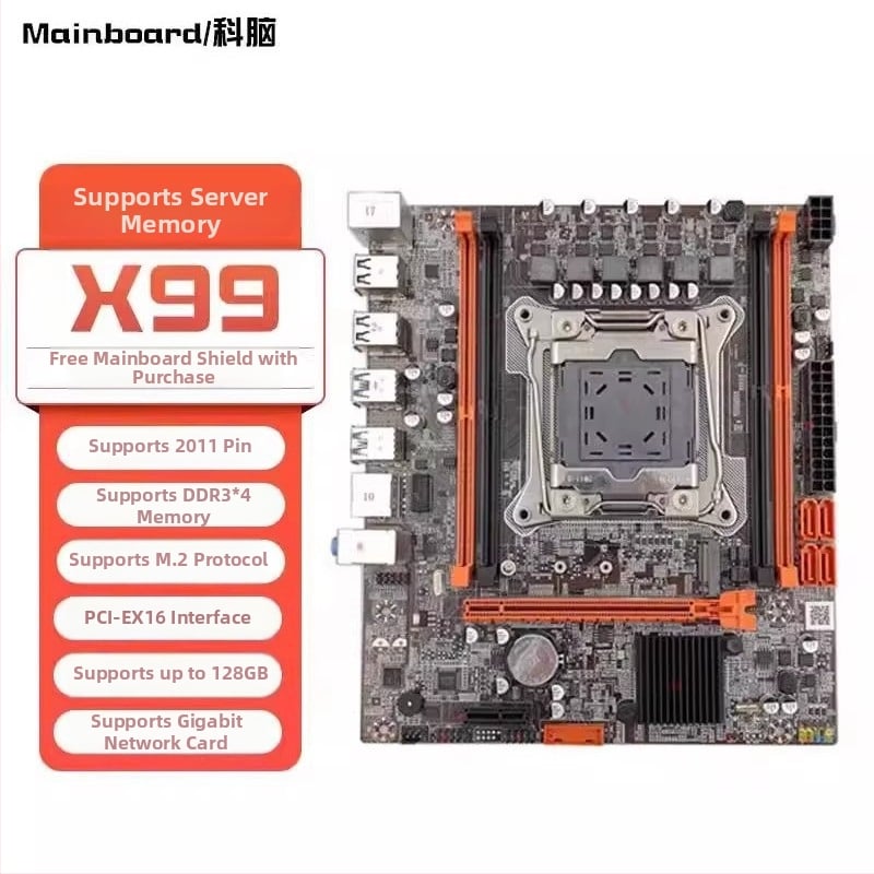 Základná doska X99D3M 2011-3 pre stolné počítače ECC DDR3 X99 2666V3