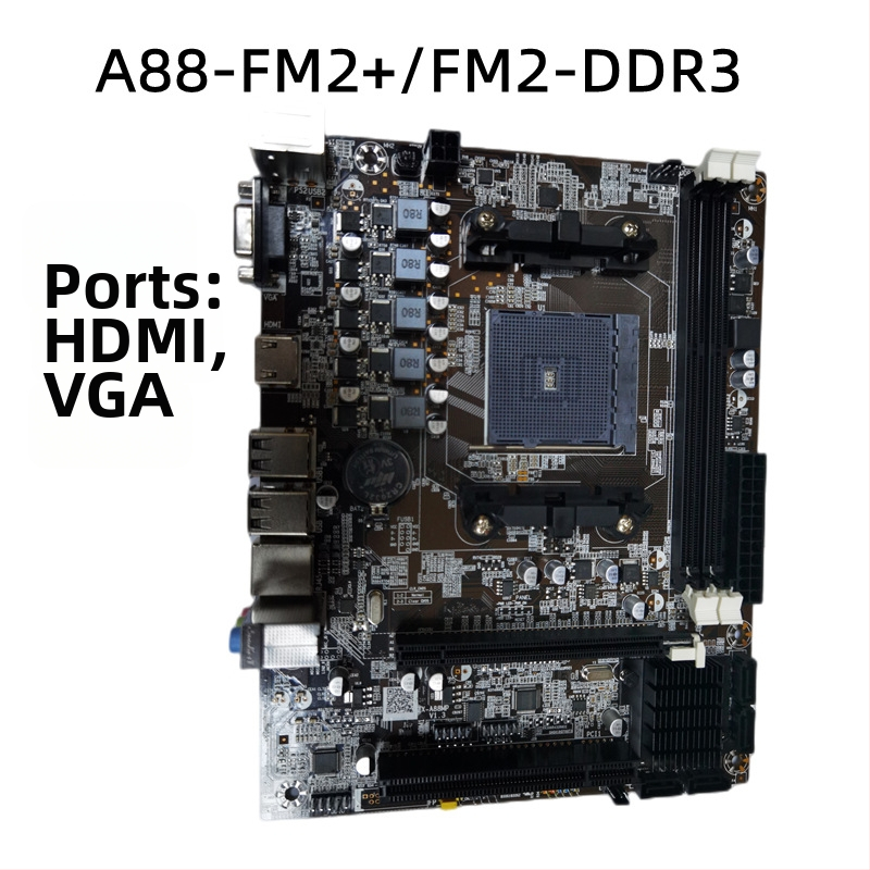 Nová základná doska pre stolné počítače A88 FM2/FM2+ s DDR3, podporuje X4/730 A4/6300 A8 A10