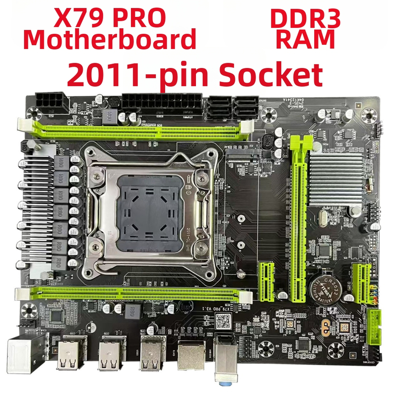 Základná doska X79PRO pre stolné počítače s LGA-2011, pamäťou DDR3 ECC a procesorom Xeon E5-2680v2