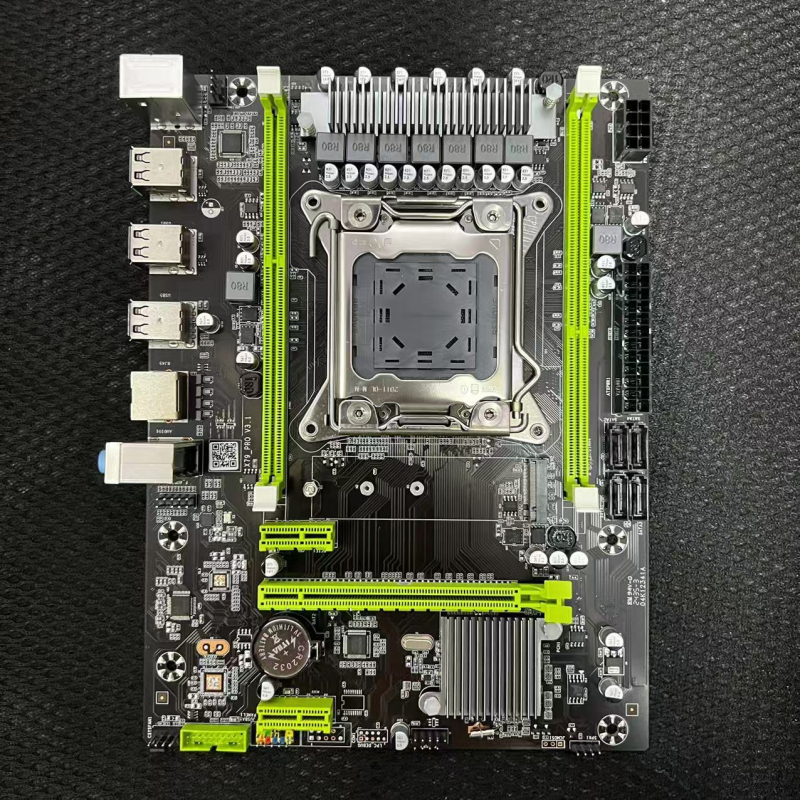 X79PRO μητρική πλακέτα LGA-2011 για επιτραπέζιο υπολογιστή με DDR3 ECC μνήμη και Xeon E5-2680v2 CPU