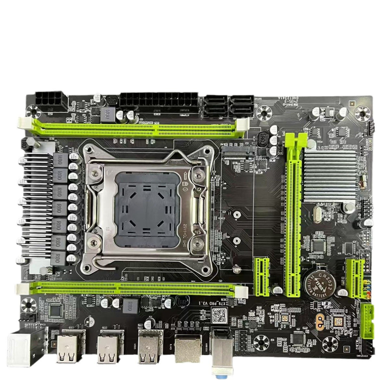 X79PRO μητρική πλακέτα LGA-2011 για επιτραπέζιο υπολογιστή με DDR3 ECC μνήμη και Xeon E5-2680v2 CPU