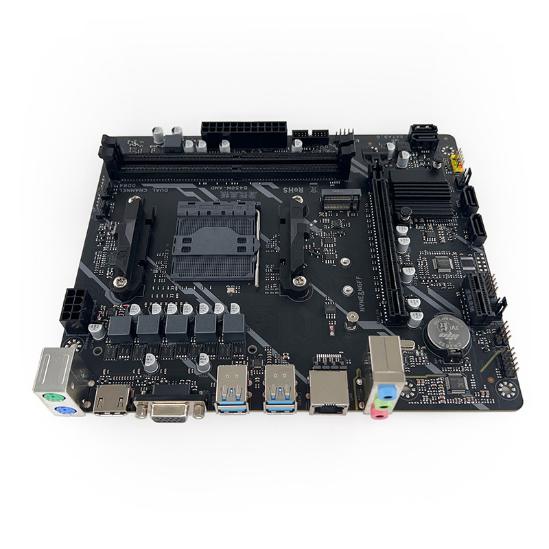 EagleJet Μητρική πλακέτα B450M-AMD, AM4 υποδοχή, DDR4, Micro-ATX, μνήμη διπλού καναλιού