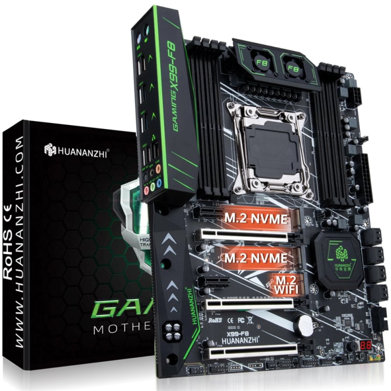Μητρική Huananzhi X99-F8 με CPU για επιτραπέζιο υπολογιστή – gaming σετ