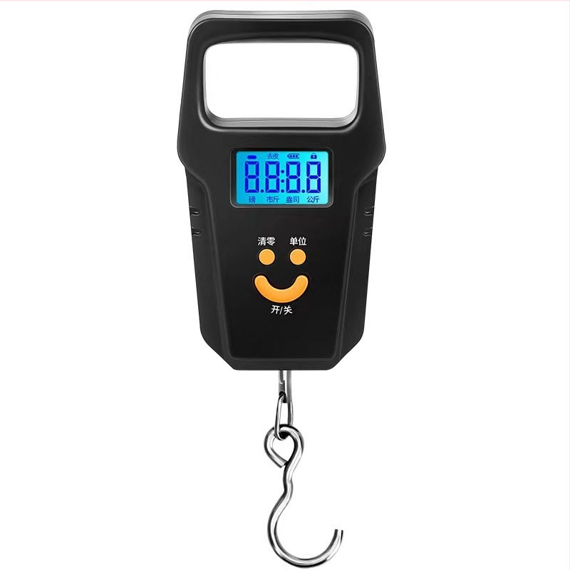 Digitalna viseća vaga punjiva USB, 50 kg – prijenosna vaga za prtljagu i ribolov