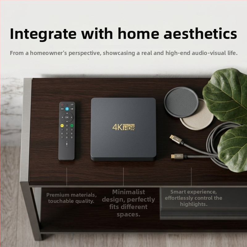 4K Android set-top kutija s bežičnim Wi‑Fi, Bluetooth, USB, 512MB RAM, Hisilicon procesor