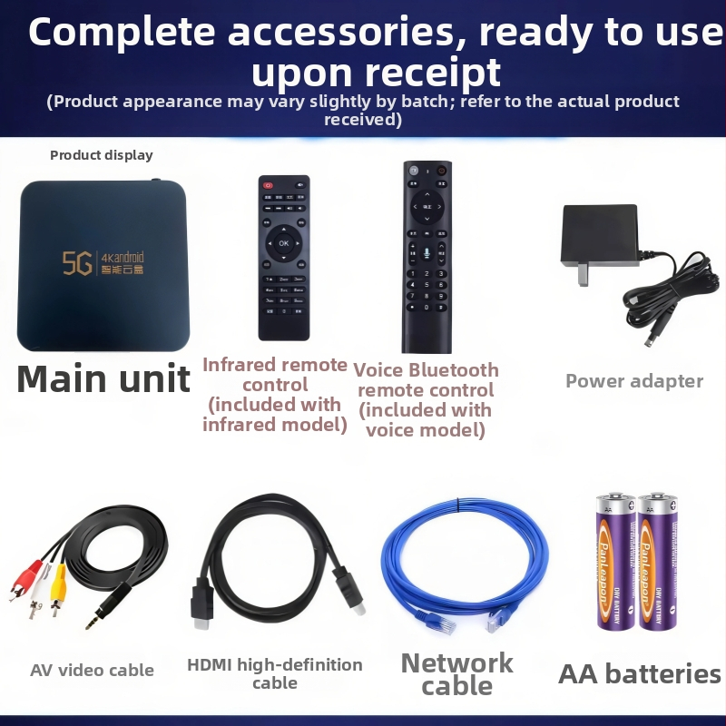 5G Android TV kutija, 4K HDMI set-top kutija, bez pretplate, zrcaljenje zaslona