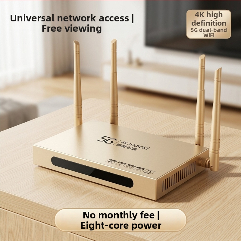 Nový domáci televízny set-top box z roku 2026 s rozlíšením 4K, Wi-Fi a zrkadlením obrazovky