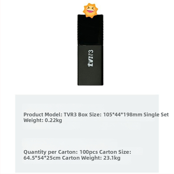 TVR3 Dvojpásmový 4K inteligentný set-top box s Androidom a 15"