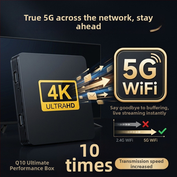 Android 9.0 TV Box, 5G Wi‑Fi, 32GB skladištenja, Bluetooth, glasovno upravljanje, 1080p