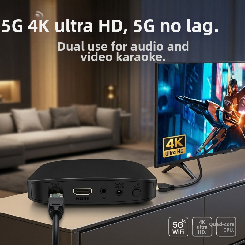 2026 nova Android TV kutija za kućnu upotrebu, 4K, Wi-Fi, odraz zaslona, 1 GB RAM, 8 GB memorije