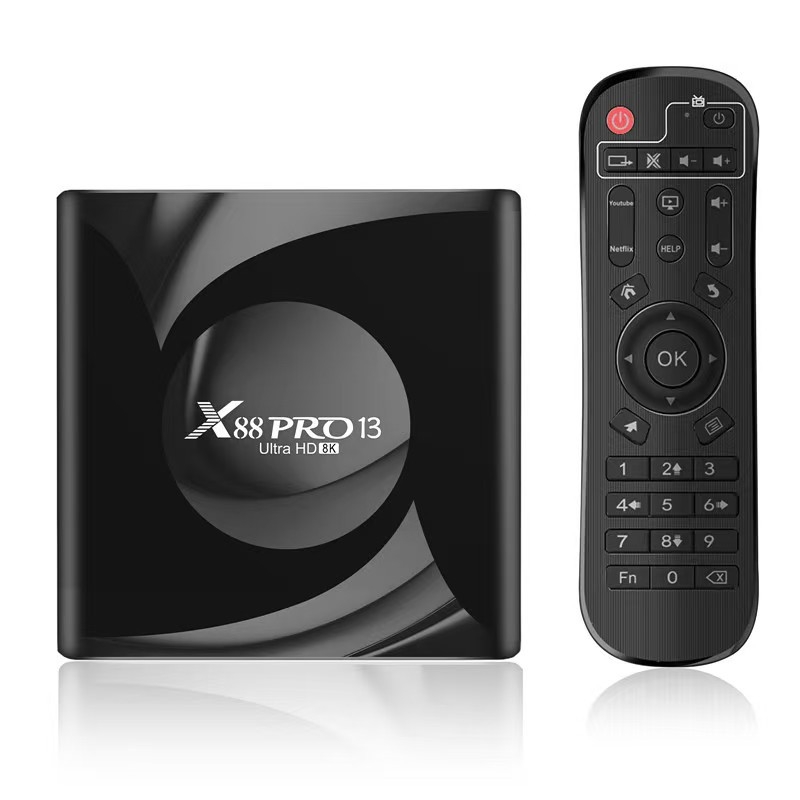 X88 PRO 13 TV Box Android 13 RK3528 Wi-Fi 6 4GB/64GB Bluetooth 4K Ultra HD