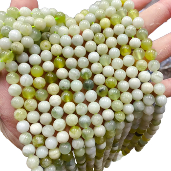 Prirodne zelene jadeitne i nefrit perle, okrugle kalcedonske perle za DIY nakit