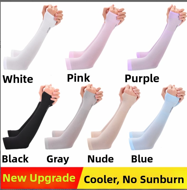 Rukavi od ice silk s UV zaštitom, muški i ženski rukavi za vožnju bicikla i rad