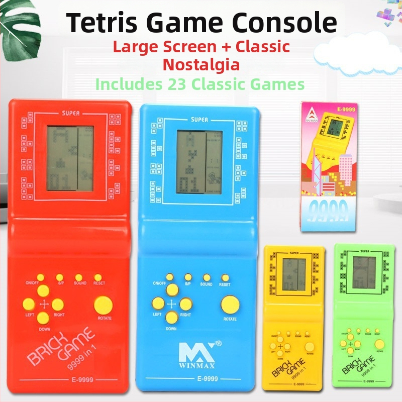 Ručná herná konzola Tetris – retro štýl pre deti, darčeková krabička