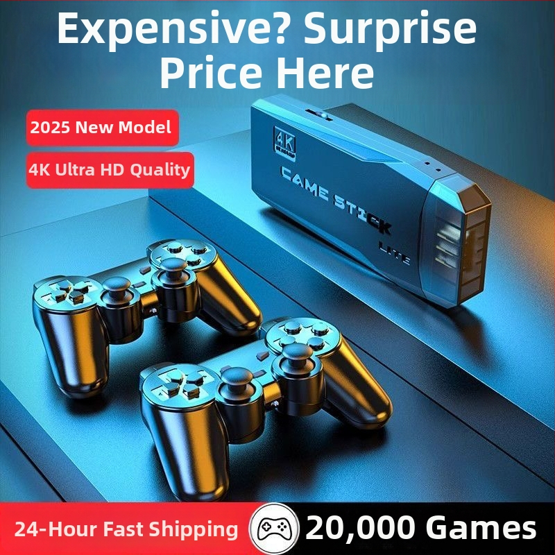 Herná konzola Home TV z roku 2025 s bezdrôtovým joystickom pre dvoch hráčov – klasická nostalgia, retro arkáda King of Fighters