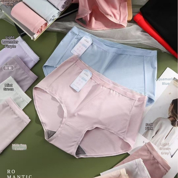 88351 Dámske bezšvové nohavičky Ainiqin Baby-Skin z mäkkého modalu so stredným pásom, ktoré zdvíhajú zadok