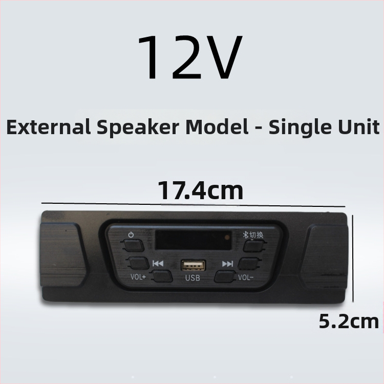 Autorádio s Bluetooth MP3 pre 12V elektrickú trojkolku
