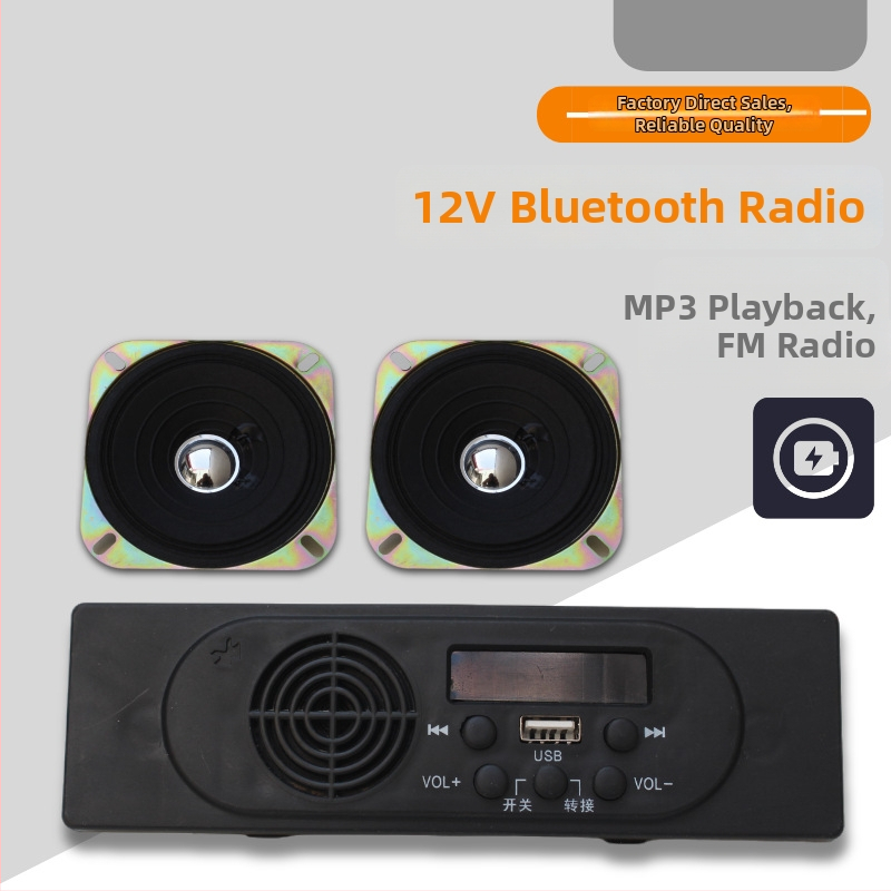 Autorádio s Bluetooth MP3 pre 12V elektrickú trojkolku
