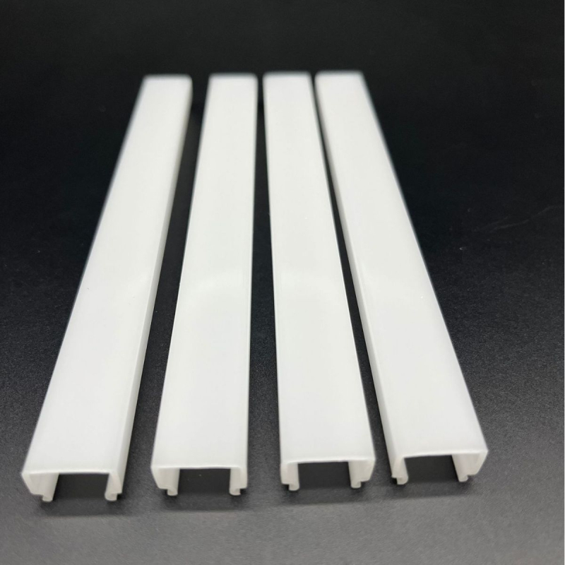 K157 milky white PC αβαζούρ για γραμμικό LED φωτισμό