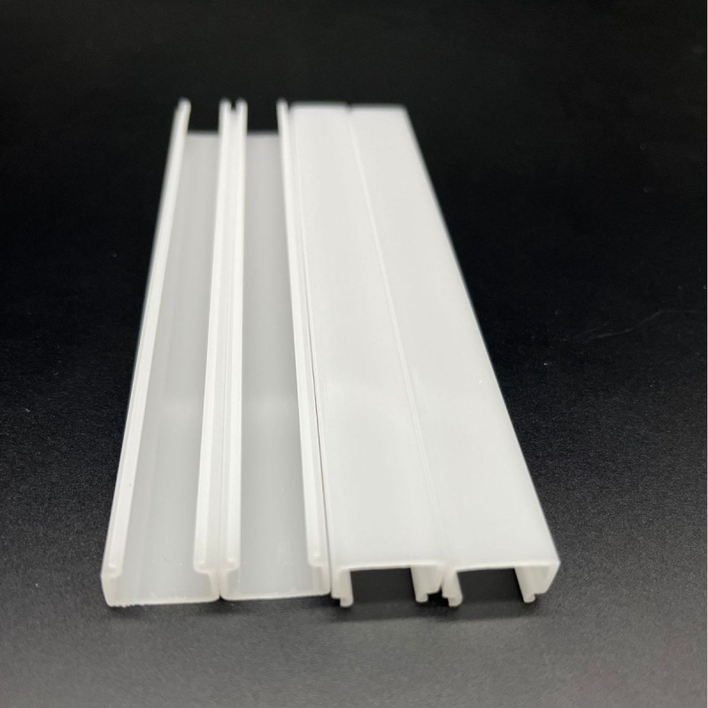 K157 milky white PC αβαζούρ για γραμμικό LED φωτισμό