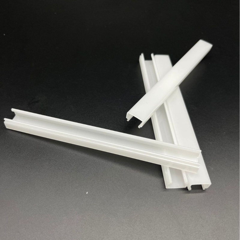 K157 milky white PC αβαζούρ για γραμμικό LED φωτισμό