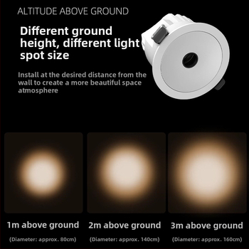 12W Full-Spectrum LED svietidlo – povrchové a zapustené stropné svietidlo pre osvetlenie domácností, hotelov a komerčných priestorov