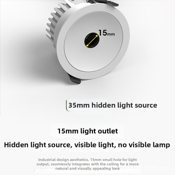12W Full-Spectrum LED svietidlo – povrchové a zapustené stropné svietidlo pre osvetlenie domácností, hotelov a komerčných priestorov