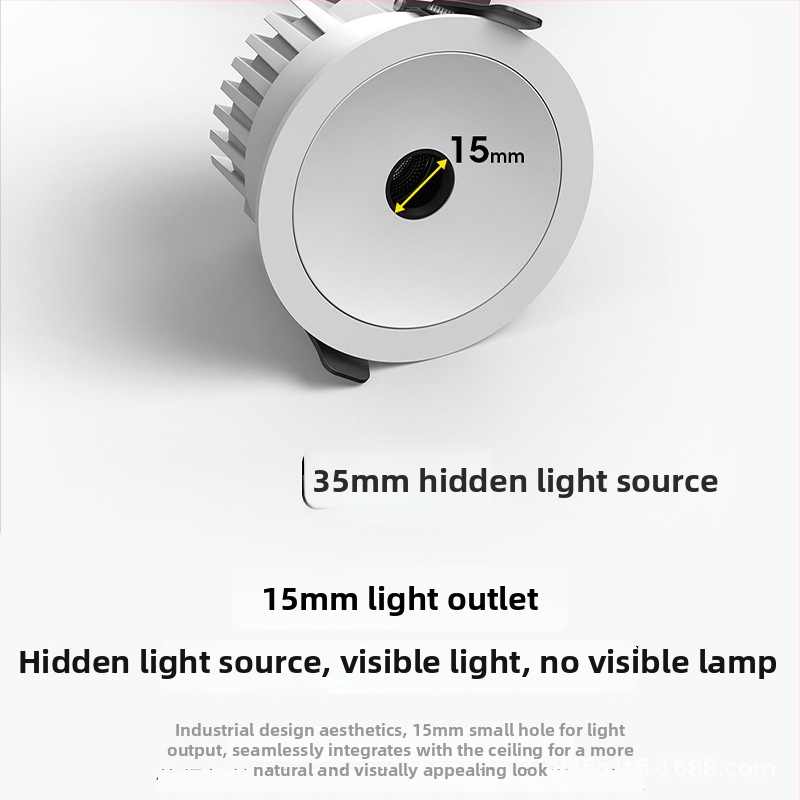 12W Full-Spectrum LED svietidlo – povrchové a zapustené stropné svietidlo pre osvetlenie domácností, hotelov a komerčných priestorov