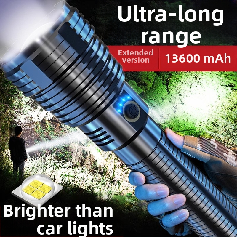 P90 Ultra-jasné nabíjateľné vonkajšie LED svietidlo s dlhým dosahom, 30 W