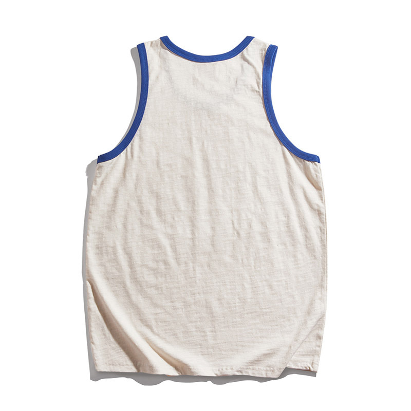 Καλοκαιρινό tank top από ρετρό βαμβάκι, δημιουργικό χιουμοριστικό κείμενο: Ό,τι λέει η γυναίκα μου, σωστό