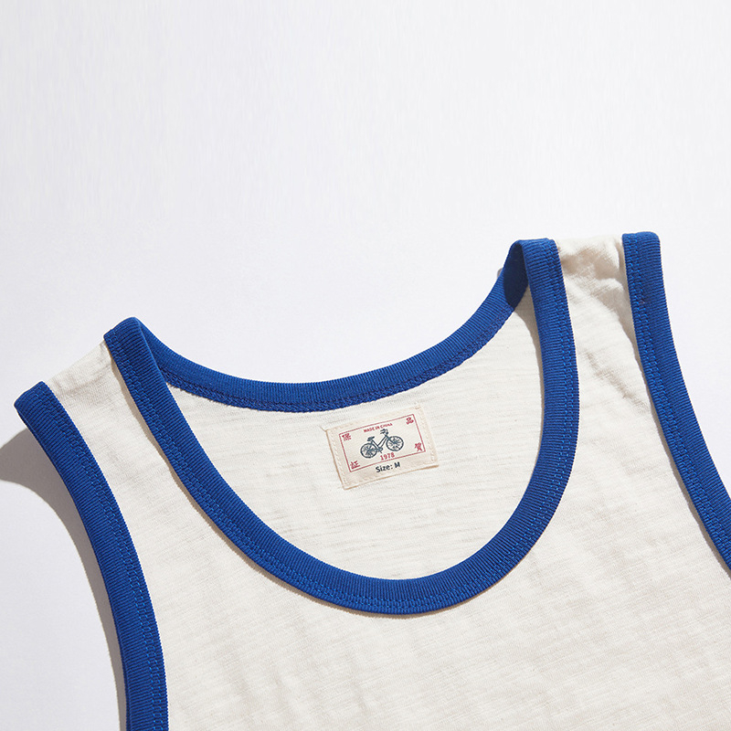 Καλοκαιρινό tank top από ρετρό βαμβάκι, δημιουργικό χιουμοριστικό κείμενο: Ό,τι λέει η γυναίκα μου, σωστό