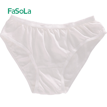 FaSoLa Γυναικείον εσώρουχο μιας χρήσεως από 100% βαμβάκι, ελαφρύ για καλοκαίρι, αποστειρωμένο, μετά τον τοκετό, κατάλληλο για ταξίδια