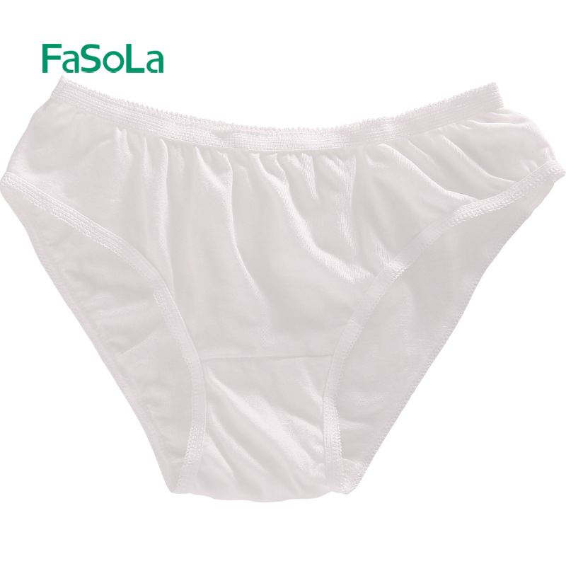 FaSoLa Γυναικείον εσώρουχο μιας χρήσεως από 100% βαμβάκι, ελαφρύ για καλοκαίρι, αποστειρωμένο, μετά τον τοκετό, κατάλληλο για ταξίδια